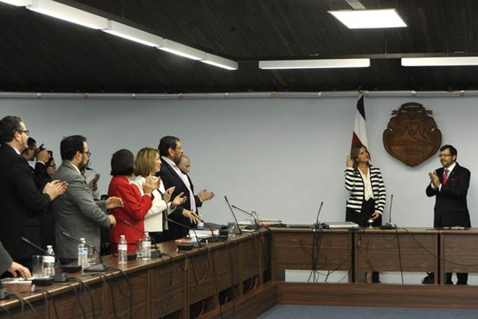 Emilia Navas Aparicio de 53 aos, ocupar  el puesto de Fiscala General de la Repblica por los prximos cuatro aos. Foto de Rafael Murillo