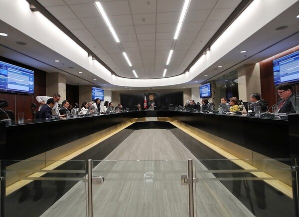 Los magistrados sesionaron este lunes para conocer la solicitud
que presentó el director del OIJ, Walter Espinoza. Foto archivo de John
Durán.