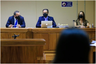 Descripcin: Muchos juicios han tenido que posponerse y otros anularse por complicaciones originadas por la pandemia y covid-19. El aforo en salas, el difcil traslado y las cuarentenas en crceles son parte de las complicaciones. Foto: Rafael Pacheco. 