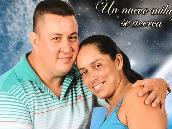 El expolicía Víctor Julio Blanco Vega y su esposa Shirley Andrea Angulo Fernández, desaparecieron junto con dos menores en Matina, desde el 2014. Foto: Archivo.